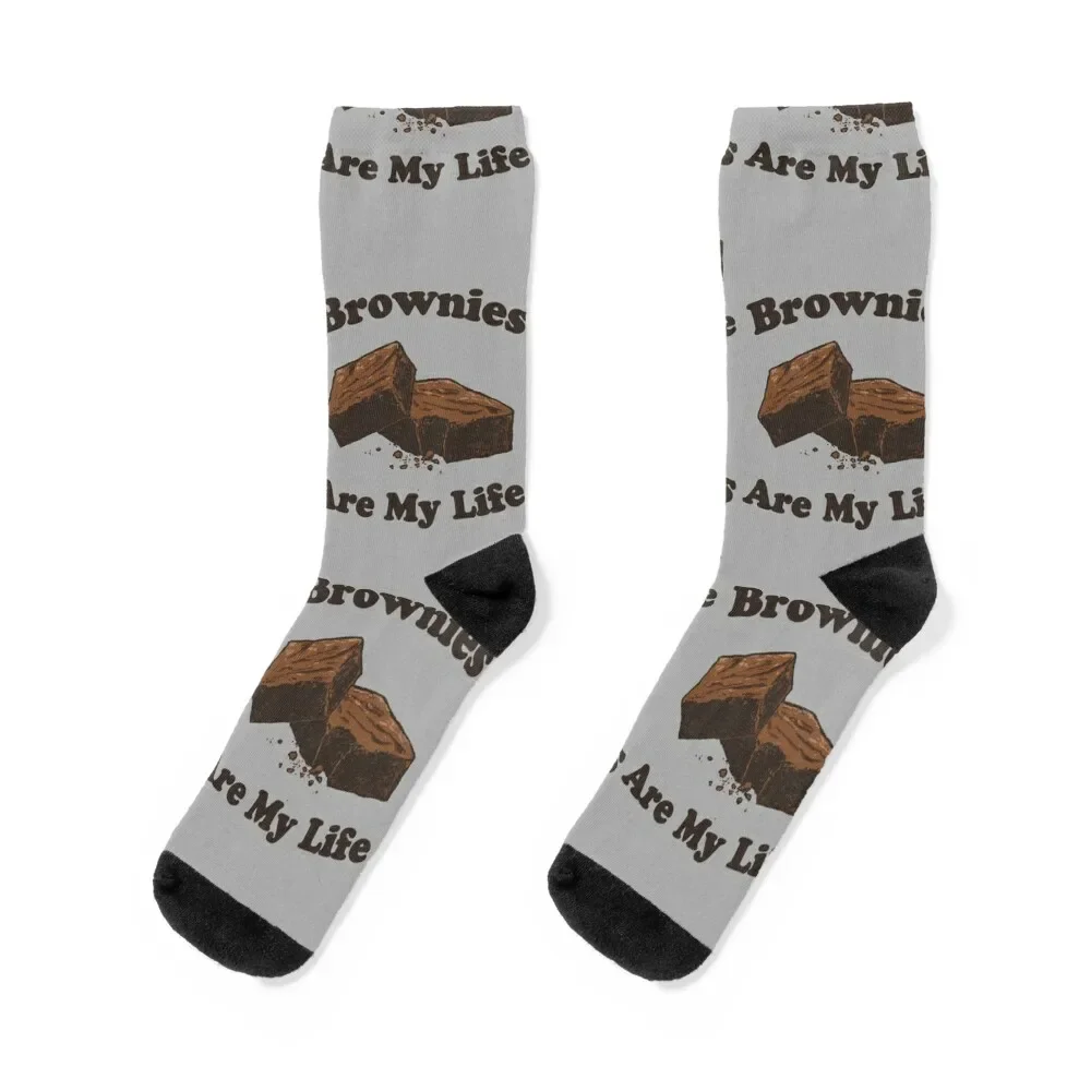 

Brownies Are My Life Socks man Hiking boots Socks Man Women's