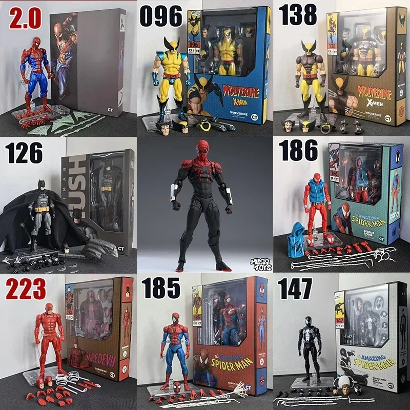 Mess Toys & Ct Toys Full Range Black Suit Neighbor Spiderman Peter Parker Doctor Comic Ver The Amazing Action Figure Toys Gift