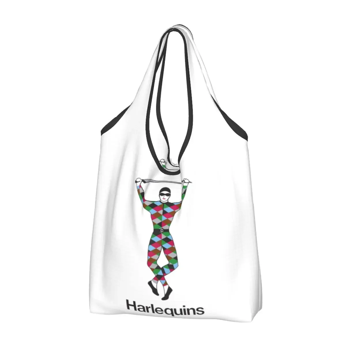 

Портативная сумка-тоут Harlequins-Merch, многоразовая сумка-шоппер, продуктовая сумка, сумка на плечо