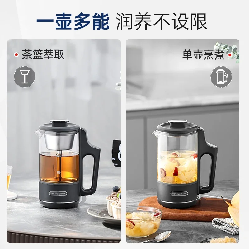 220V Multifunctional Electric Kettle with Mini Portable Temperature Control and Steaming Function for Health Living