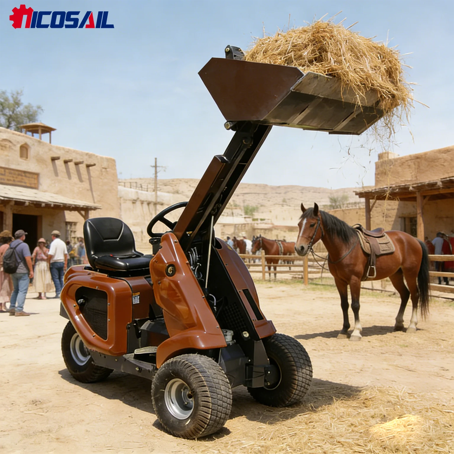 

3 Wheel Skid Steer Loader EPA Certified CE Marked for Loading & Digging