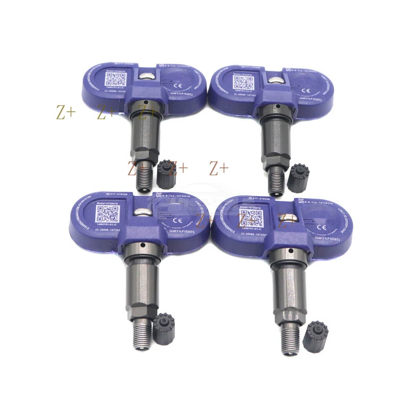 Z+  4x 1490701-01-B Bluetooth TPMS Sensor for Tesla Model 3 S X Y With Nut 2020-2024