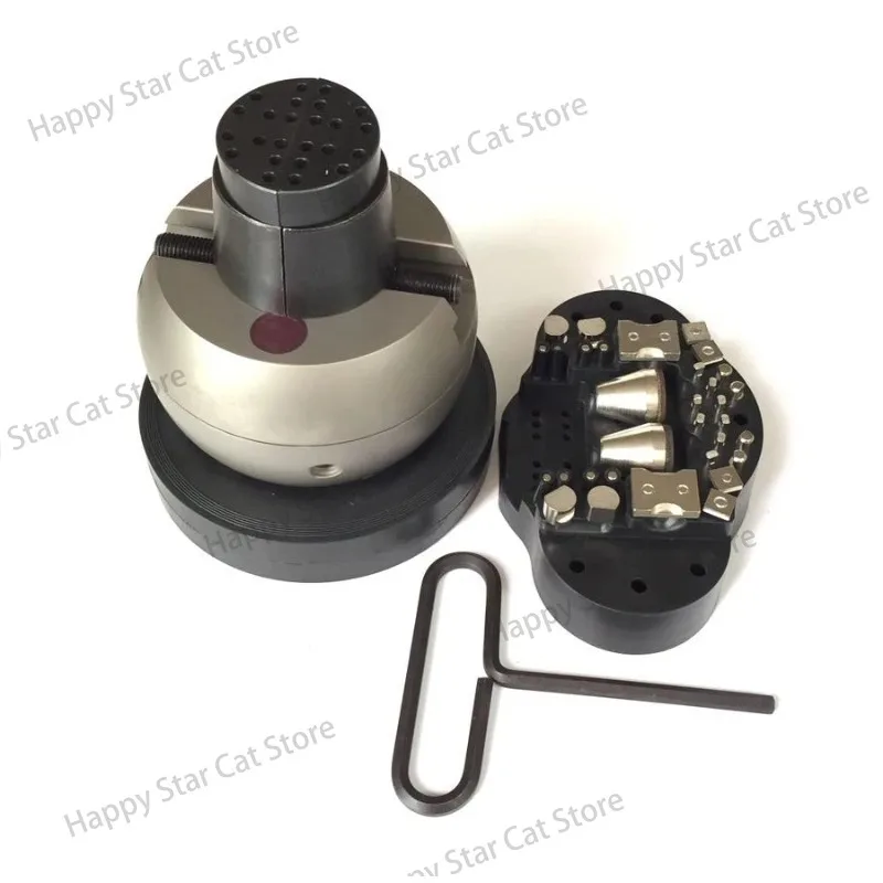 Inlaid Stone Base Inlaid Stone Iron Ball Jewelry Equipment Tool