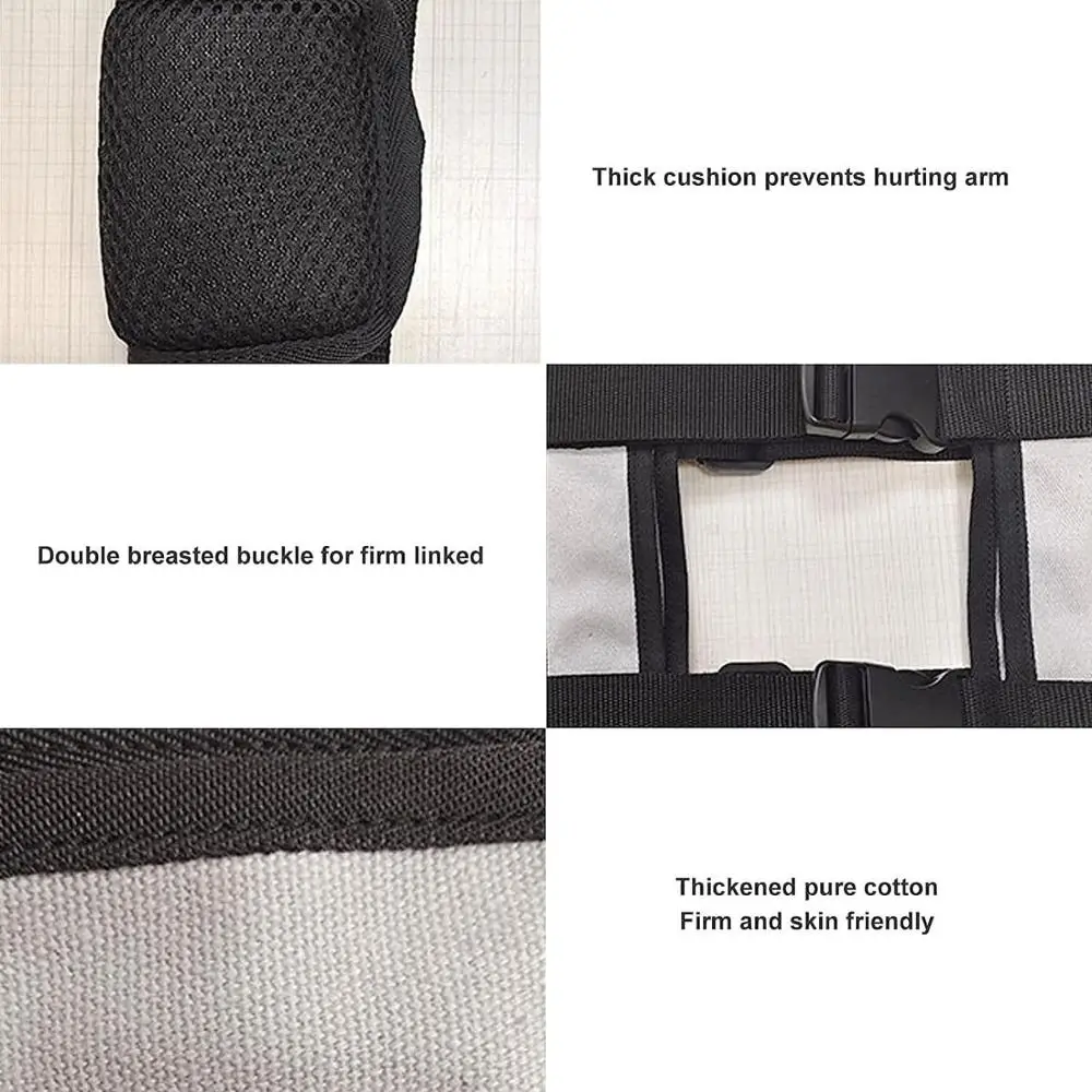 Promote Blood Circulation Lumbar Retractor Thickened Canvas Waist Stretching Sling Safety Breathable Lumbar Tracion Belt