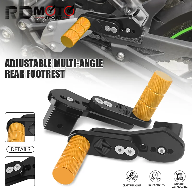 For NC750X/S NC700X/S VFR800 800F/XF VFR750/R Multi-angle Adjustable Rear Footrests Motorcycle Telescopic Rear Foot Pegs Pedals