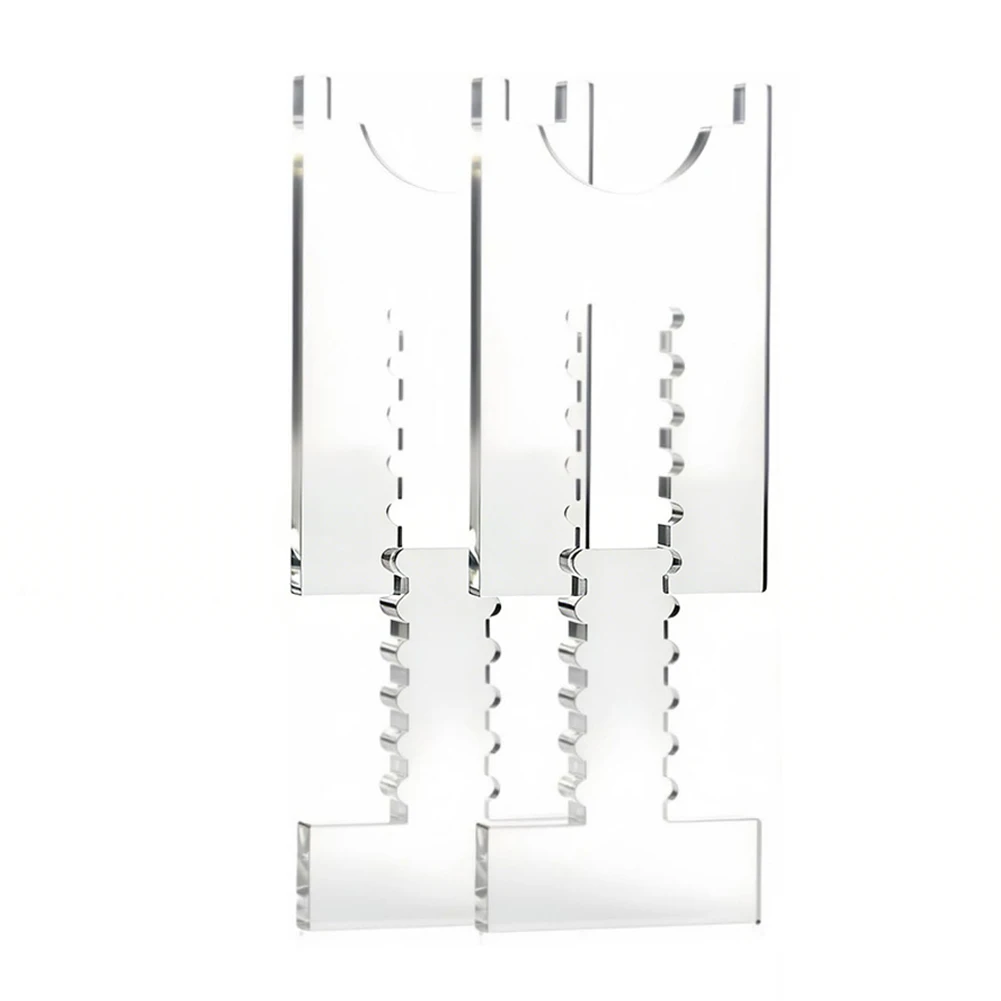 Protects Walls& Furniture- Adjustable Clear Acrylic Wall Spacer(2-Packs), 6.69