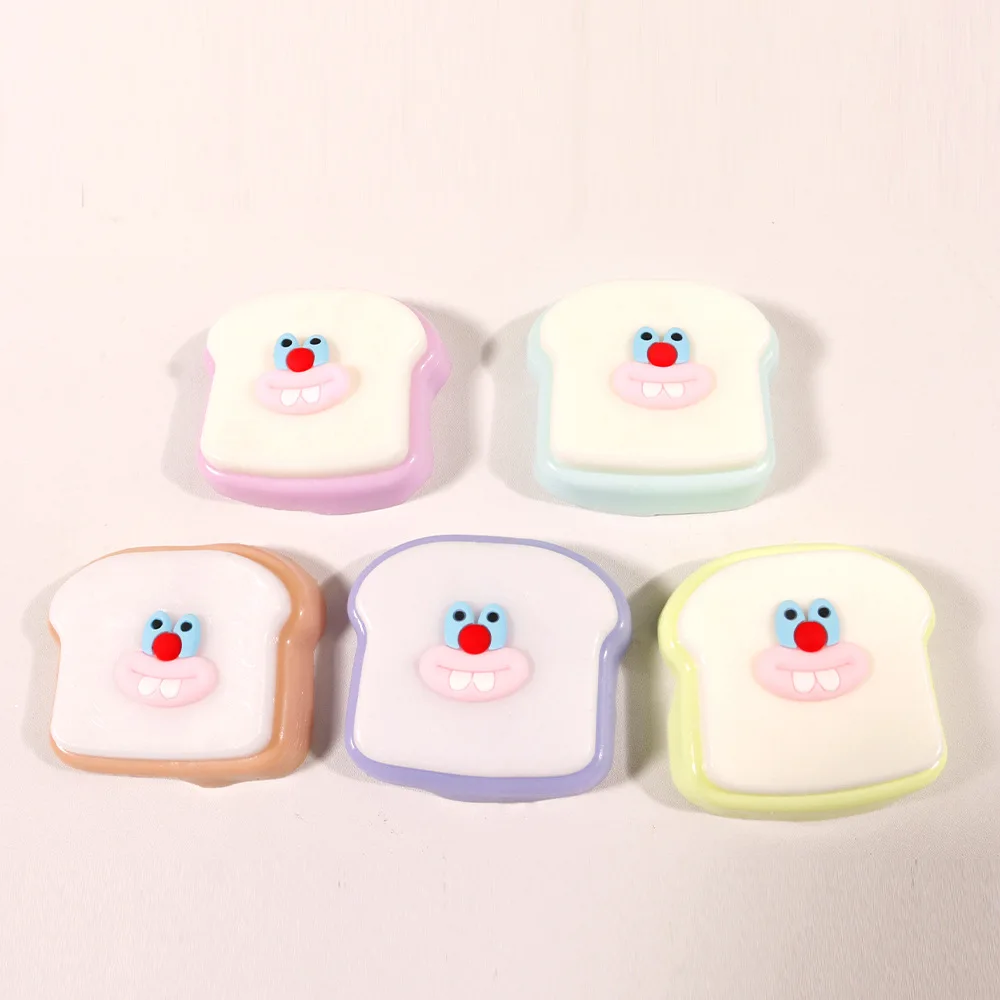 

Creative toy toast pinch soft glue decompression artifact vent pinch music Internet celebrity toys decompression toys slow rebound