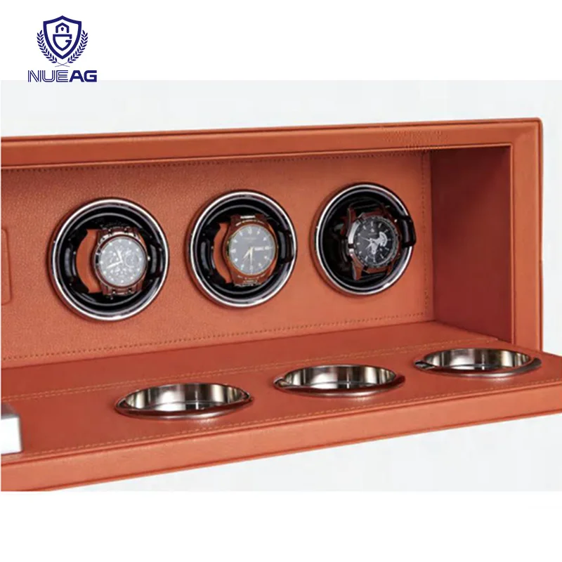 الساعات الأوتوماتيكية الجديدة وتخزين المجوهرات ووتش اللفاف صندوق الأمان