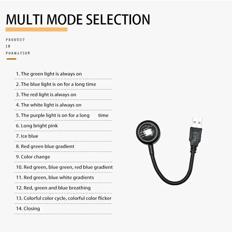 USB غروب الشمس كشاف ضوئي قوس قزح النيون أضواء الليل 7 ألوان LED العارض مع 360 °   دوران لالتقاط الصور ديكور جدار الغرفة