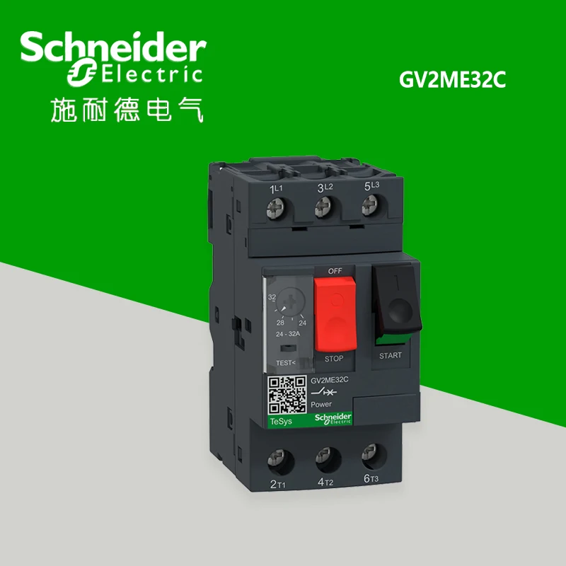 

Original Export Thermal-Magnetic Motor Circuit Breaker 24-32A Electromagnetic Tripping Current 416A 690VAC GV2ME32