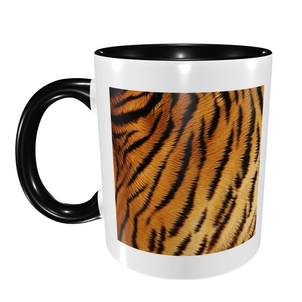 Tiger Skin Mug Funny Ceramic Coffee Cups Tea Mugs Milk Cup Drinkware Gifts for Woman Man