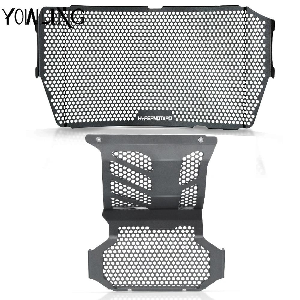For Ducati Hypermotard 950 SP RVE 2019 2020 2021 2022 2023 Radiator Guard Tank Grille Shield Cooler Bezel Protector Mesh Cover