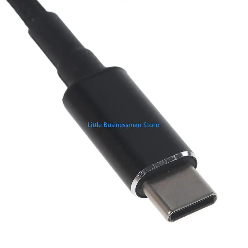 100 W PD USB Typ C Steckereingang bis 90 Grad für 5,5 7 mm Stecker-Ladekabel M76A – Detail 8