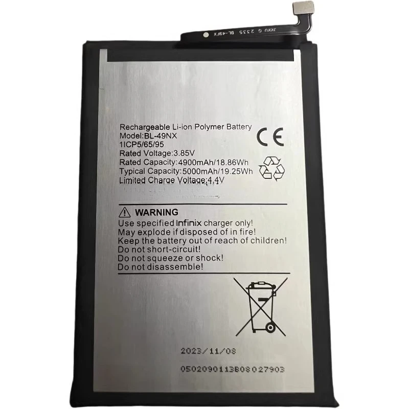 

For transsion infinix battery bl-49nx/49jx/49fx/58ct mobile phone battery