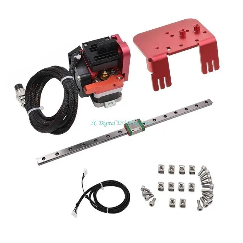 

E74D Линейная направляющая для 3D-принтера Ender3/CR10 Комплект линейных направляющих по оси X, 310 мм/375 мм