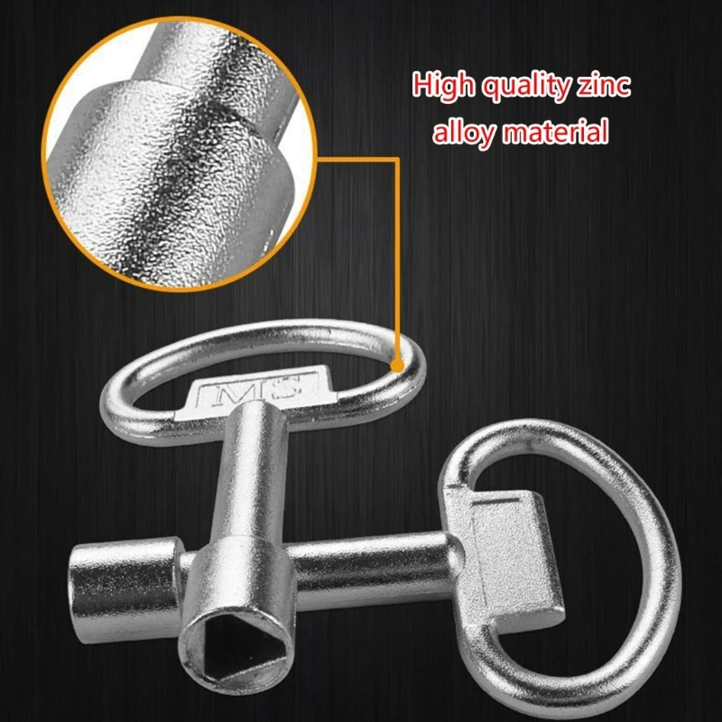 Universal Utilities Key Functional Universal Cross Key Zinc Alloy Plumbers