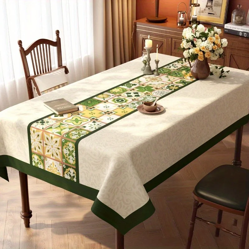 1pc Moroccan rectangular tablecloth, Bohemian rectangular tableclothZYC