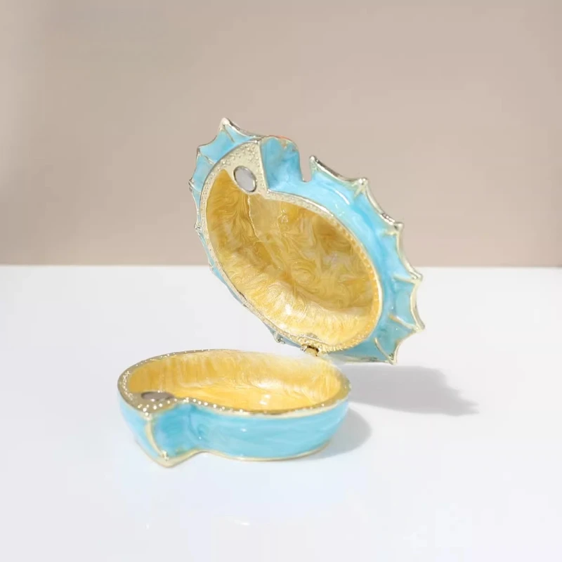 صندوق مجوهرات معدني، صناديق تخزين حلقية صغيرة فاخرة، أقراط محمولة للسفر، علبة عرض منظم المجوهرات، مستلزمات التعبئة والتغليف