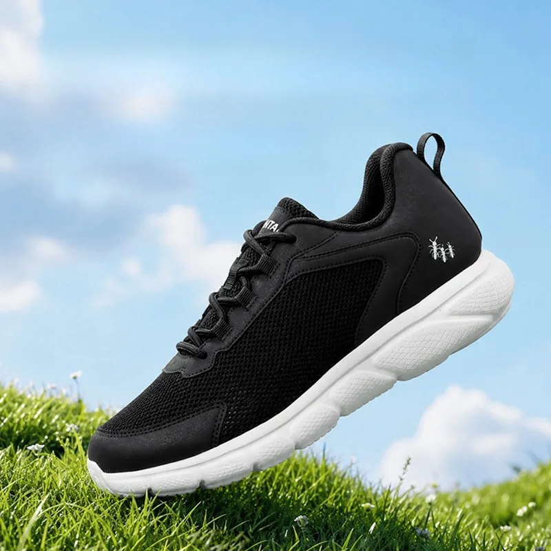 Running Shoes Men's Shoes Summer Casual Thick Soled Men's Shoes Anti-slip Comfortable Outdoor Lace-up Fashion Men Shoes