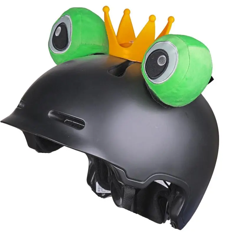 Helmets Ears Fun Adorable Cartoon Frog Helmets Ears Accessory Helmets Horns for Safe Enjoyable Skiing Experience for Kids