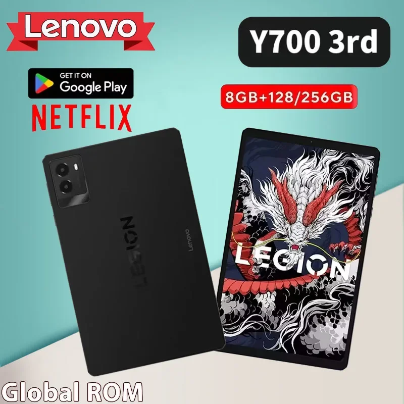 Lenovo LEGION Y700 3rd Snapdragon 8 Gen 3 2.5K 6550mAh LCD Screen 2560*1600 8.8-inch 165Hz 68W Charging Android 14