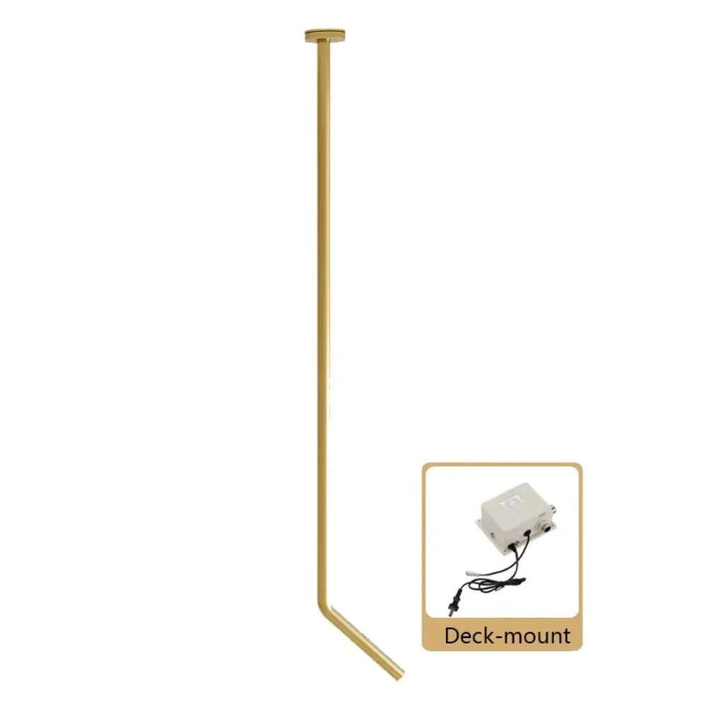 Modern ceiling installation, touch free washbasin, washbasin spout, suspended bathtub, motion sensor, faucet, mixer