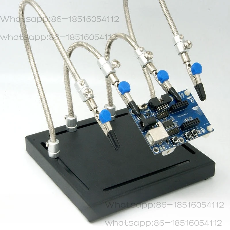 Alligator clip Serpentine tube Electronic production Circuit board repair PCB clip Video game fixture Solder soldering table