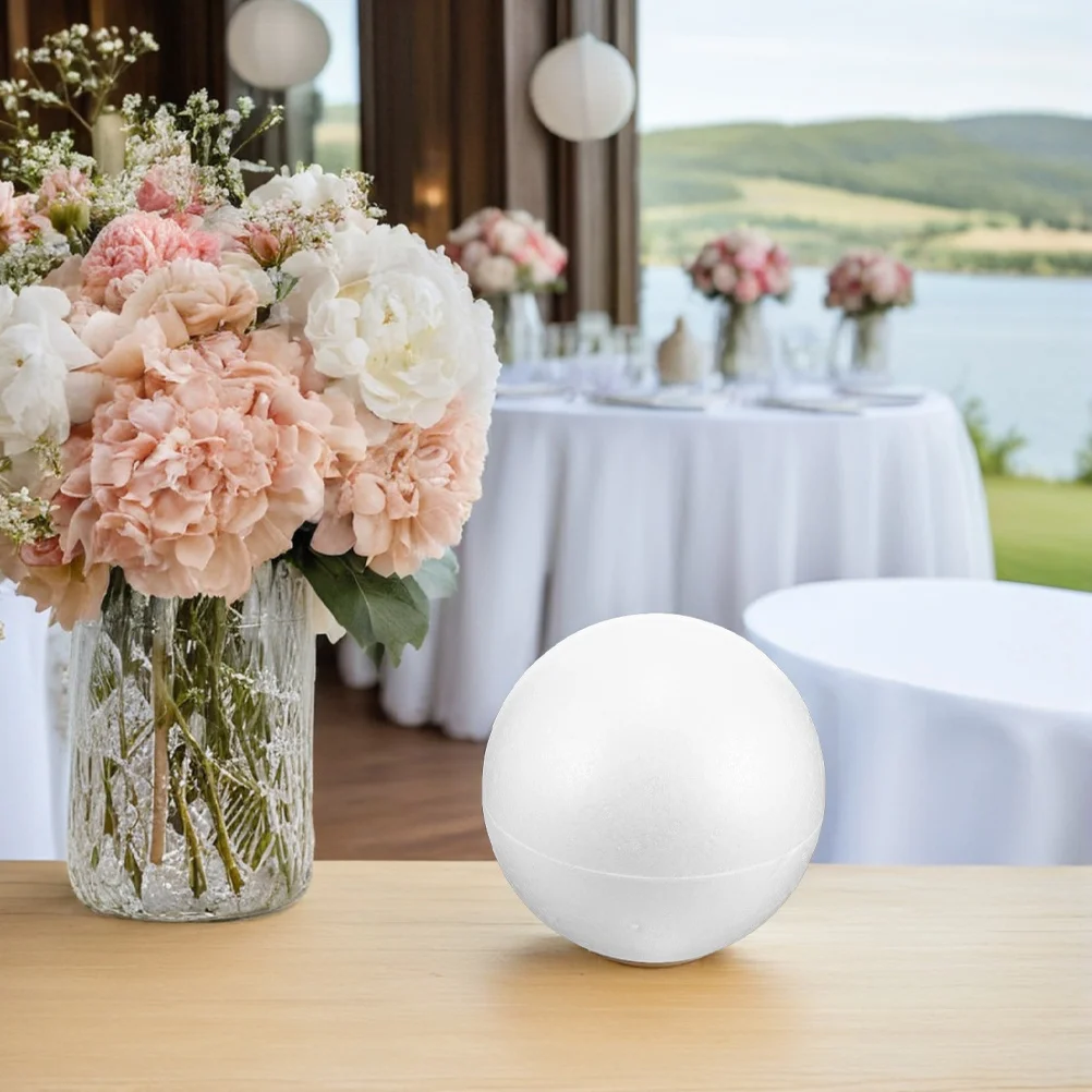 3 قطعة كرات رغوة البوليسترين الأبيض المجوف لتقوم بها بنفسك المجالات الحرفية انفصال كرات الزخرفية خفيفة الوزن للمنزل حلي الحفلات