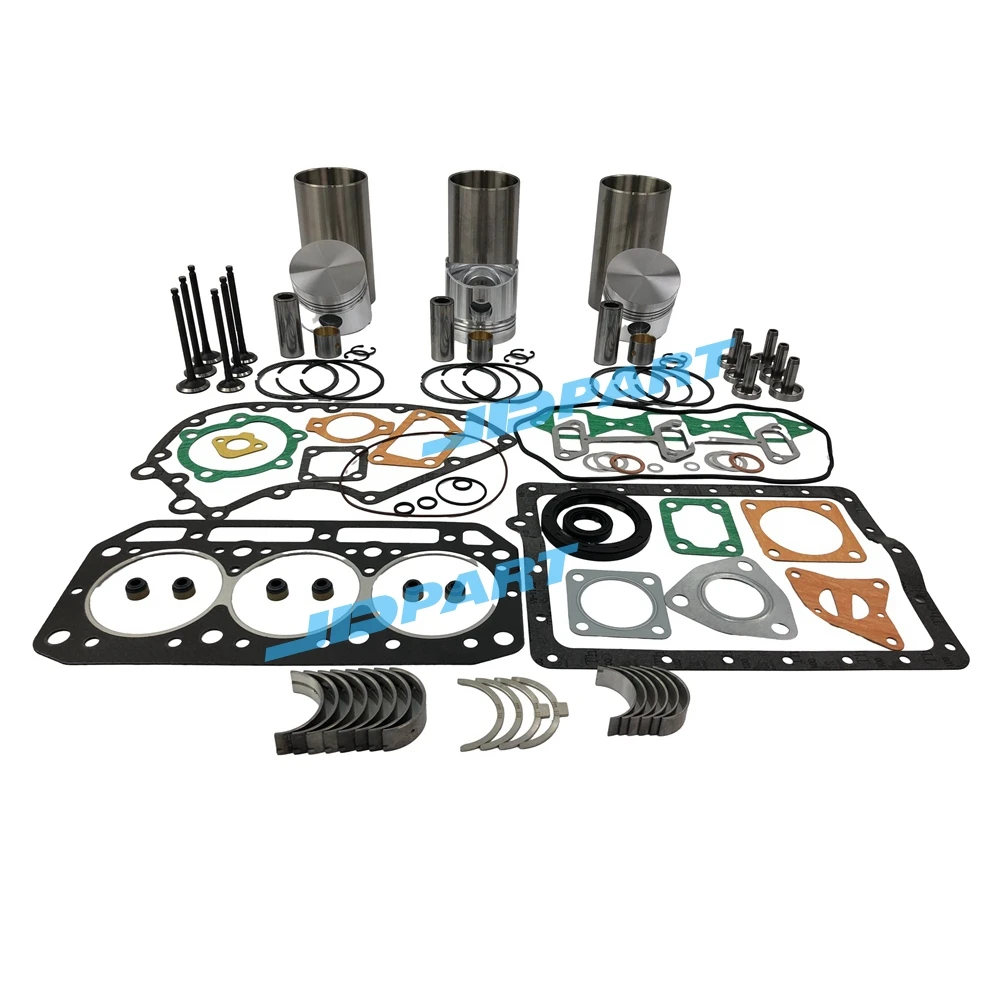 

3D84-1 overhaul kit STD with liner kit engine bearings gasket kit valve kit For yanmar