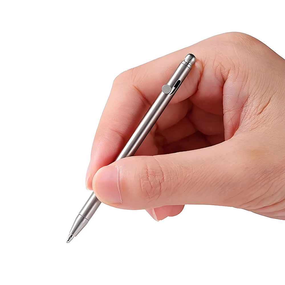 Мини-титановая ручка EDC гаджет индивидуальная креативная ручка для подписи портативная уличная дорожная аварийная ручка для письма EDC брелок