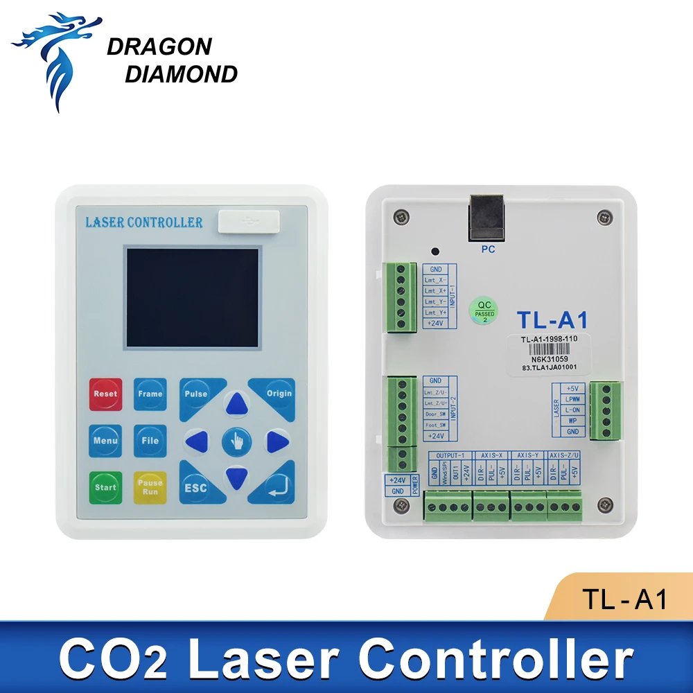 Système TL-A1 de contrôleur de laser de CO2 de K40 pour la découpeuse de gravure de laser de CO2 3020 6040 remplacent Ruida Leetro Trocen