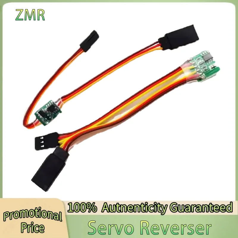 

Universal Servo Inverter Signal 4-6V / 3.6V-24V Steering Gear Reverser Low/High Voltage For RC Servo Airplane V-tail