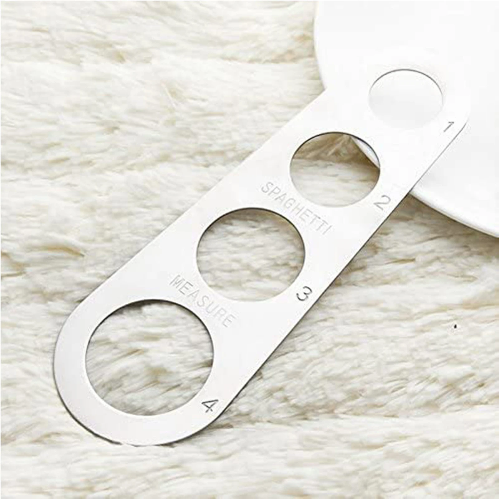 Medidor de Pasta de superficie lisa sin rebabas, compacto, fácil de almacenar, para cocina casera o restaurante