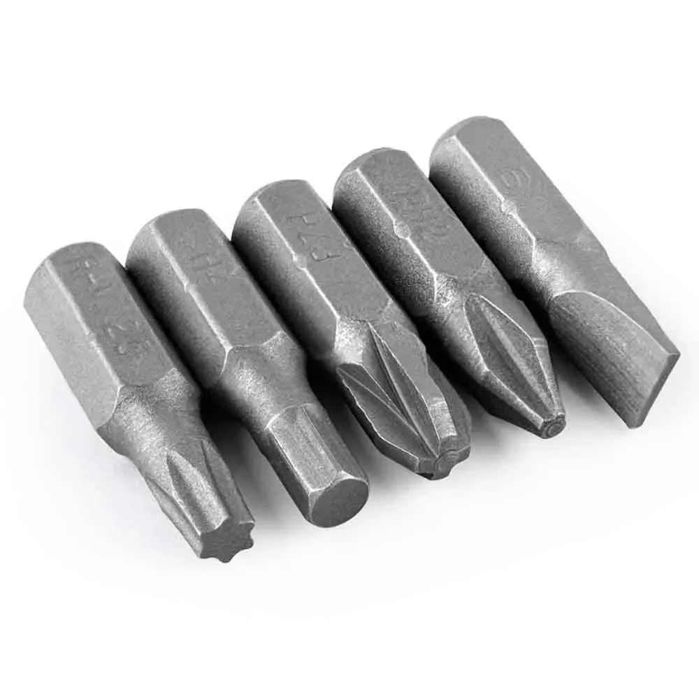 Hex Magnetic Holder Chave De Fenda Bits Set, Bit De Aço Carbono, H3, H4, H5, H5.5, T10, T15, T20, T25, T27, T30, 31pcs