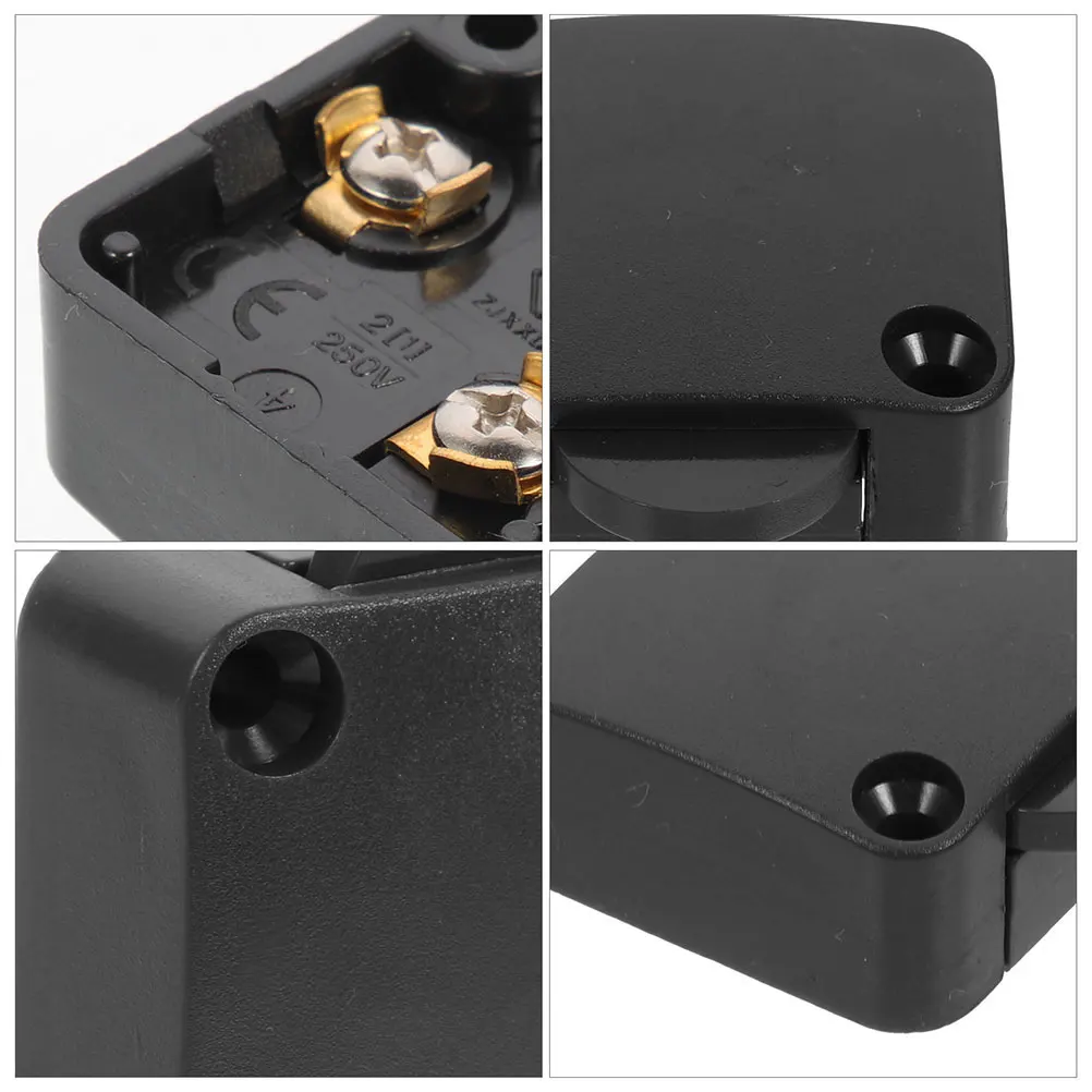 

3 pcs Self-reset Door Control Switch Durable ABS Copper Cabinet Light On Off RV Wardrobe Closet Door Switch Micro-motion Button