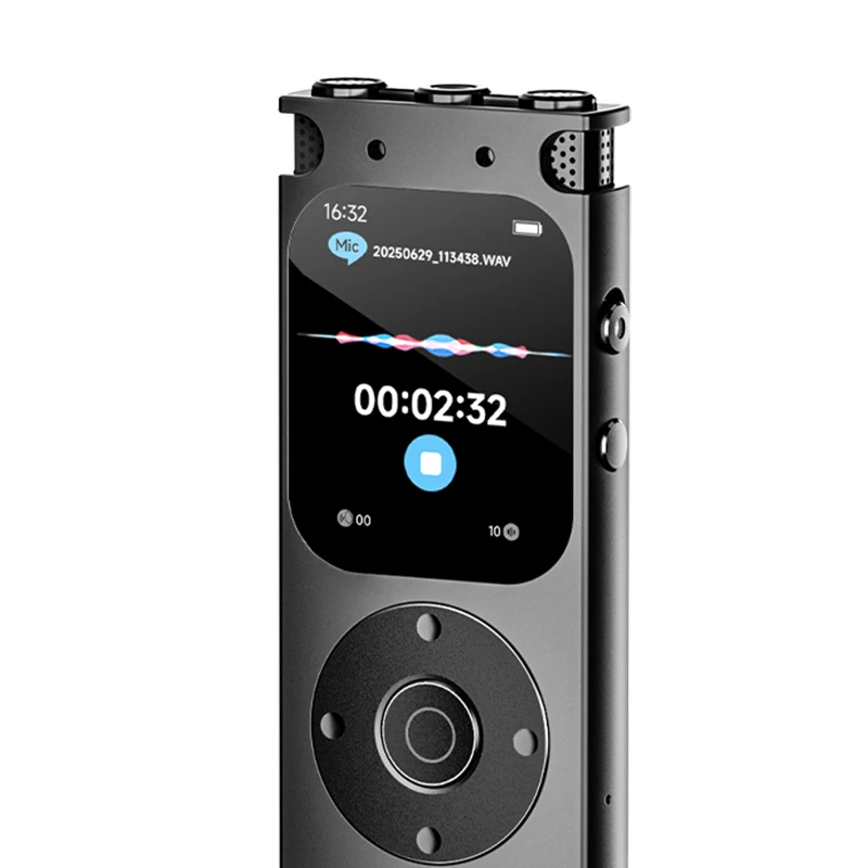 

64G（32+32） Famue L18 Pro Interview Voice Recorder 3072kbps PCM HD Audio Bluetooth Legal/Office Use Built-in Speaker,MP3 Player