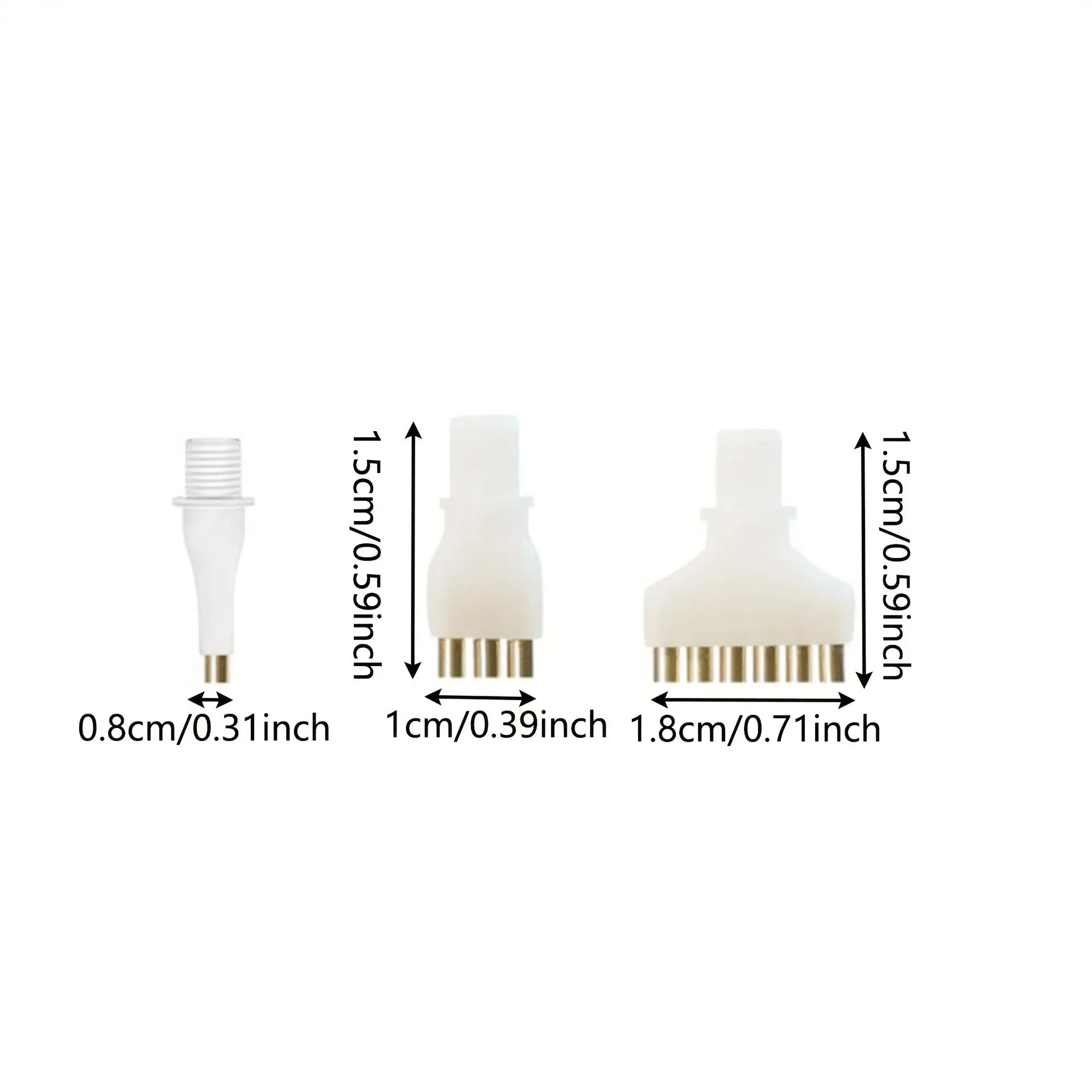 3-Piece Threaded Diamond Painting Pen Tip Replacement Kit Suitable for Vacuum Pump DIY Diamond Painting Pen Tips 5D Diamond Art Accessories Replacement Pen Set