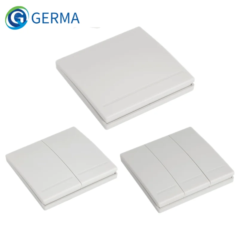 GERMA 86 Wall Panel Wireless Remote Transmitter 1 2 3 Button RF Switch For Light Lamp Bulb Home Living Room Bedroom Corridor