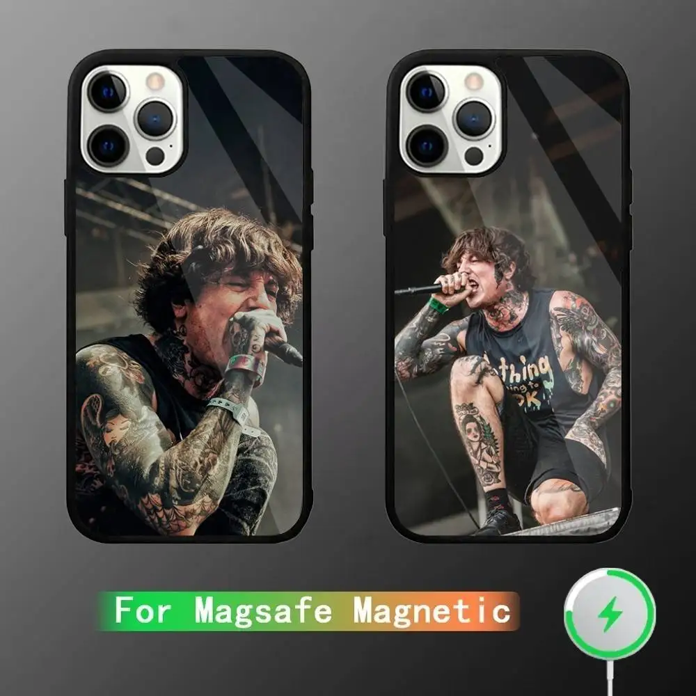 

Oli Sykes B-Bring Me Phone Case For iPhone 16,15,14,13,12,11,Plus,Pro,Max Mini Magsafe Magnetic Wireless Charging