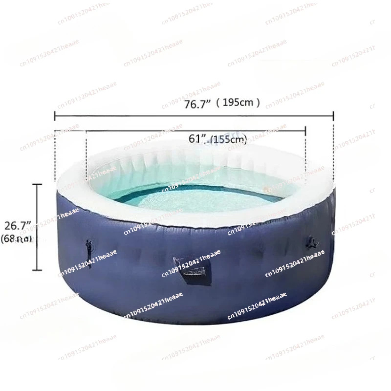 Suitable for constant temperature water pool, bubble massage, heated swimming pool bathtub, inflatable home outdoor hot springs