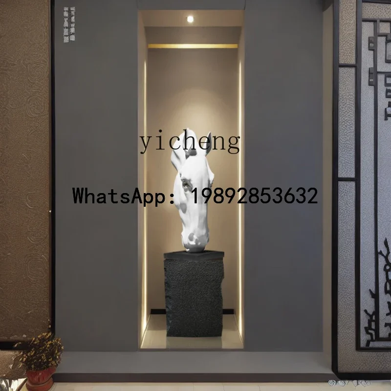 FZ New Chinese Simple Decoration Office Floor-to-Floor Ornament Creative Home Furnishing Sales Department Display Table