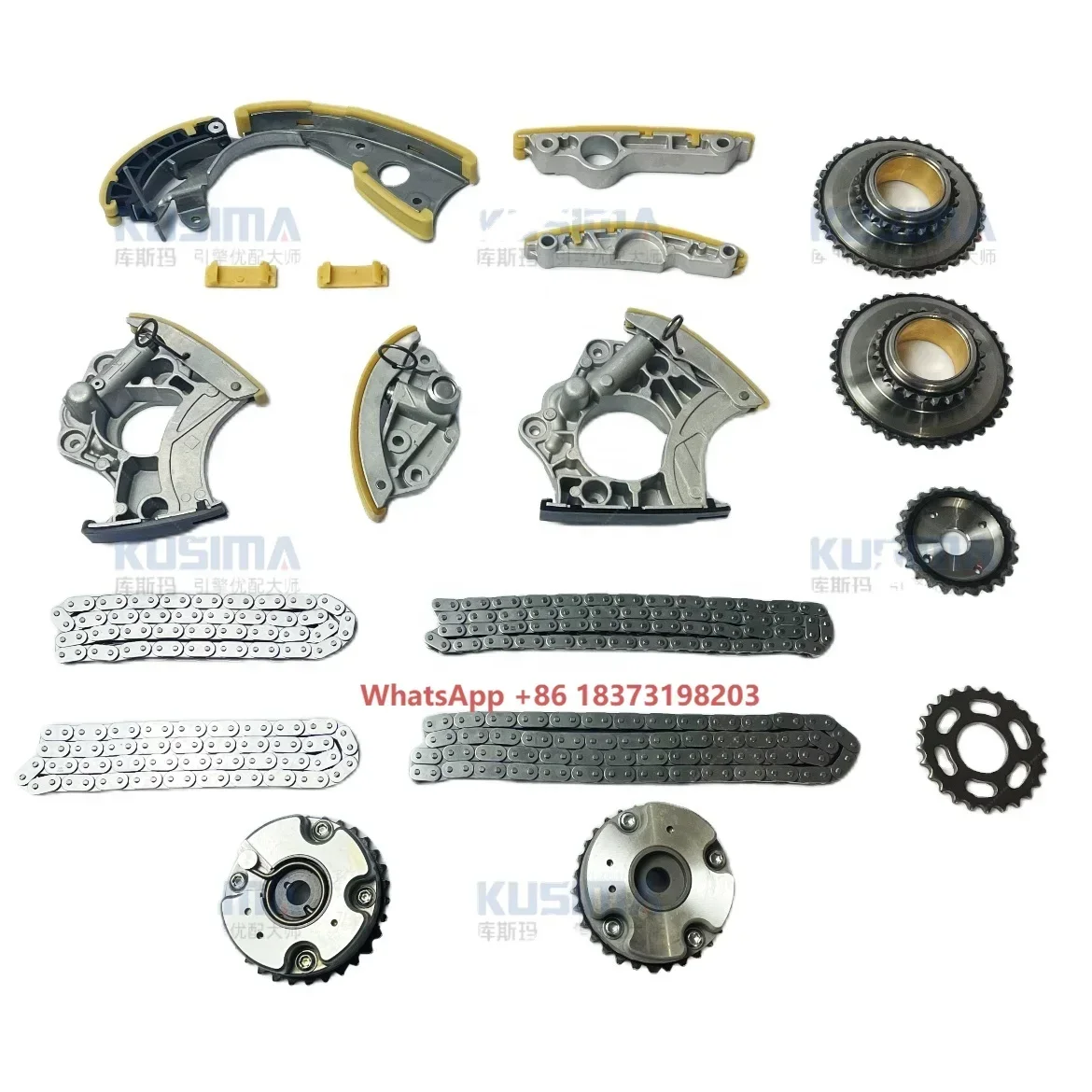 

Factory OEM Quality Complete Timing Chain Kit with VVT Gears for VW C6 3.0 3.0T CJT BDX CTJ CLX OE 06E109217Q 06E109218T
