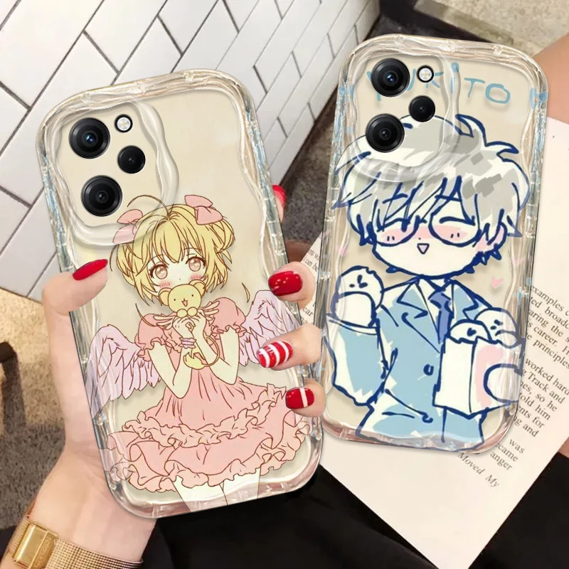 Cardcaptor Sakura KINOMOTO Cover For Xiaomi Redmi Note 13 12 12Pro 11 10 Pro POCO F4 X3 X4 GT X5 X6 Wave Oil Phone Case