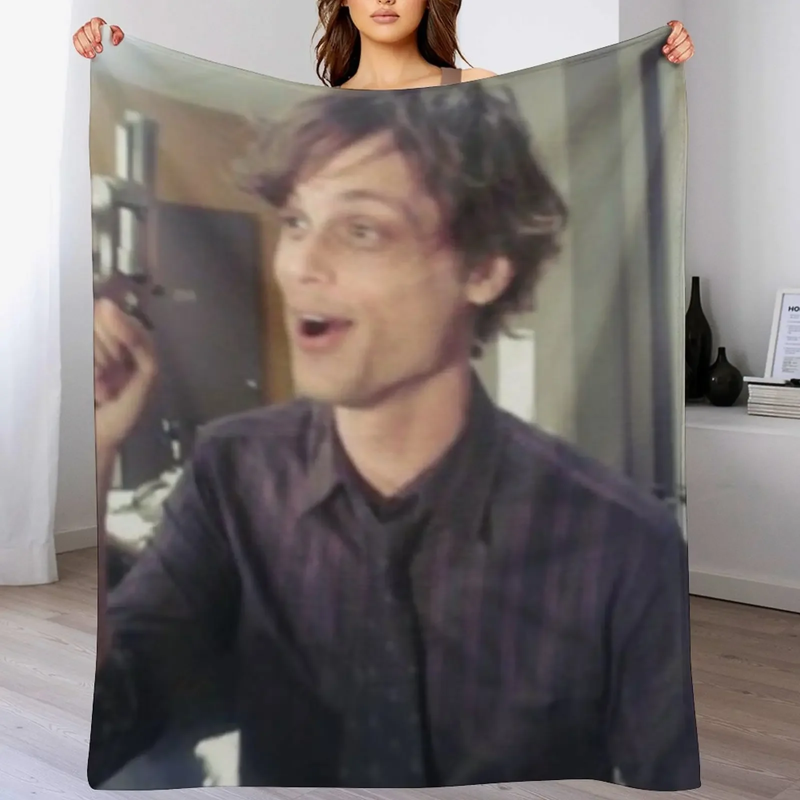 

Matthew gg on set Throw Blanket Color Fast Cozy Throw Blanket