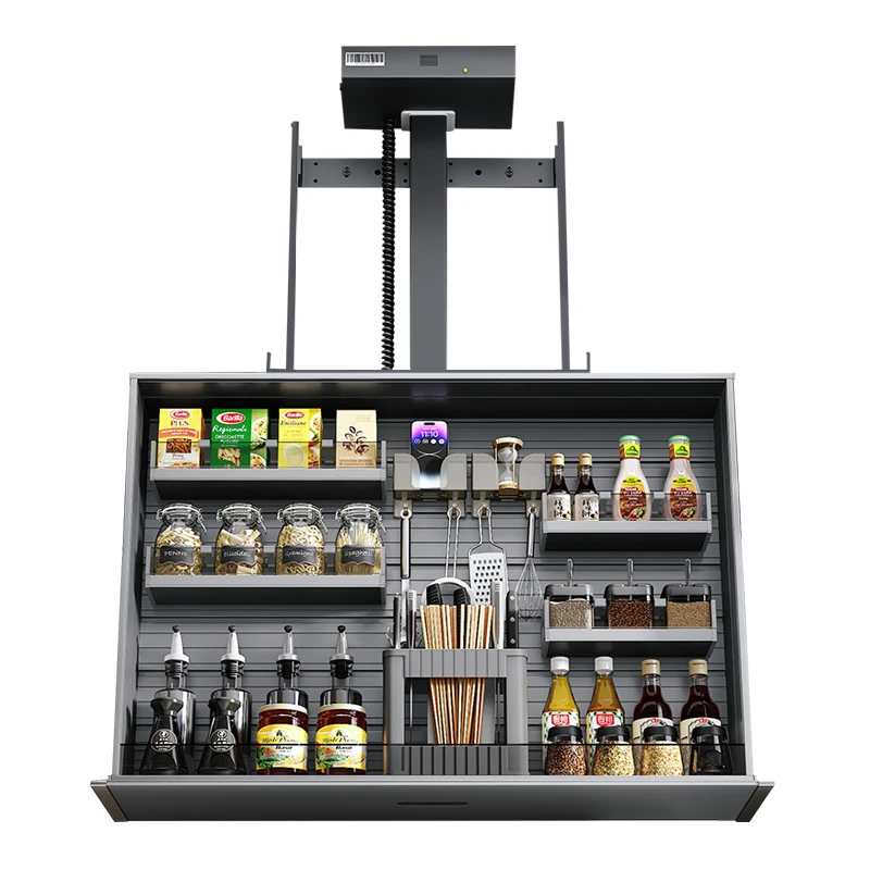 

Smart Kitchen Lifting Seasoning Cabinet Accessory for Kitchen Islands & Carts on Sale