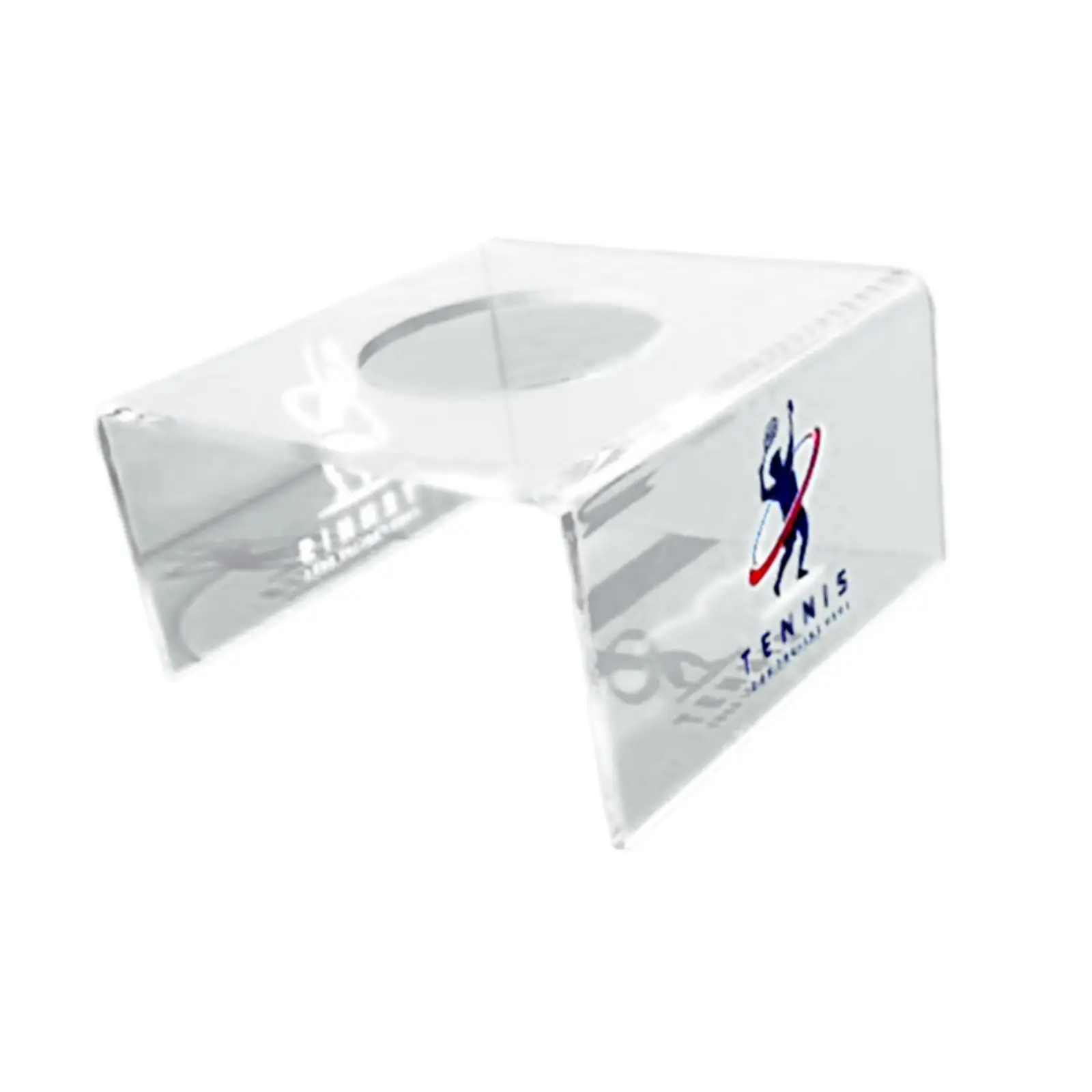 Tennis Ball Display Stand Base Rack Clear Acrylic Small Ball Stand for Sports Award Club Decorations Collections Tabletop Trophy
