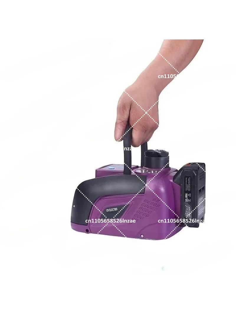 12V 5 Ton Electric Hydraulic Jack with Lithium Battery, Portable Car Lifting Tool for Off-Road SUV Maintenance