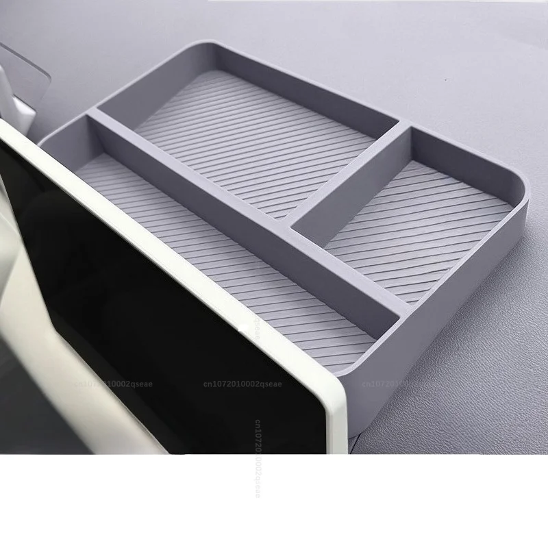 Für MG 4 MG4 EV Urban 2026 2027 Aufbewahrungsbox hinter dem Bildschirm Mittelkonsolen-Organizer ABS Wasserdicht Langlebiges Innenzubehör – Detail 3