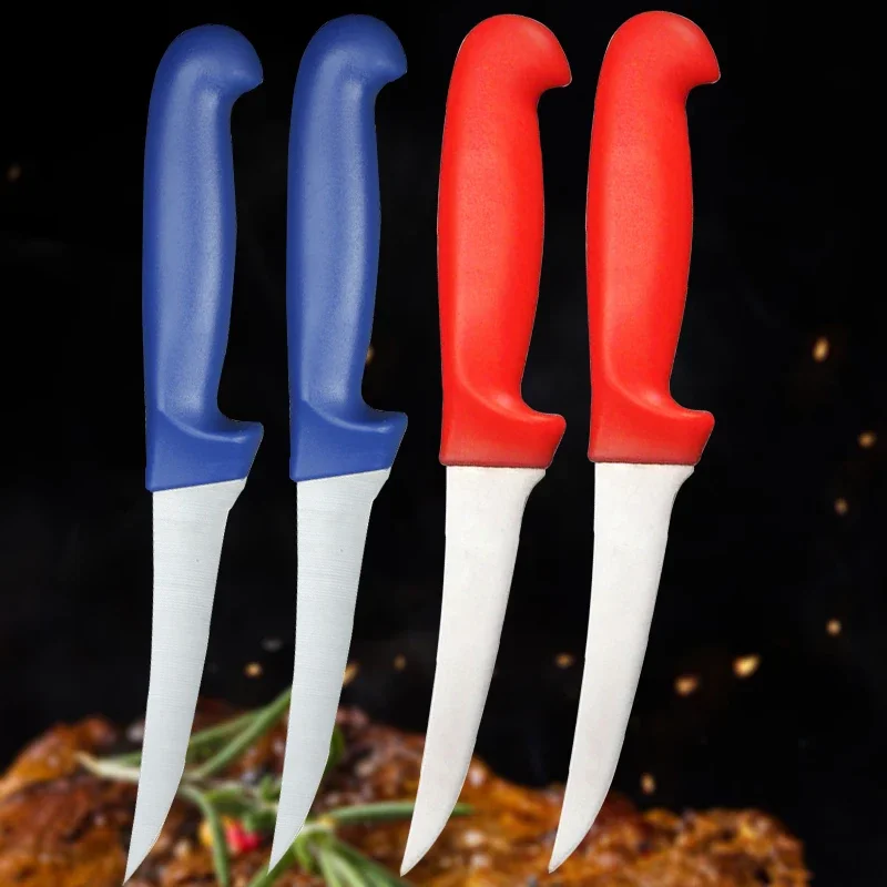 Stainless Steel Boning Knife Chef Knife Cooking Butcher Knife Professional Kitchen Utility Knife Comfort Grip Kitchen Supplies