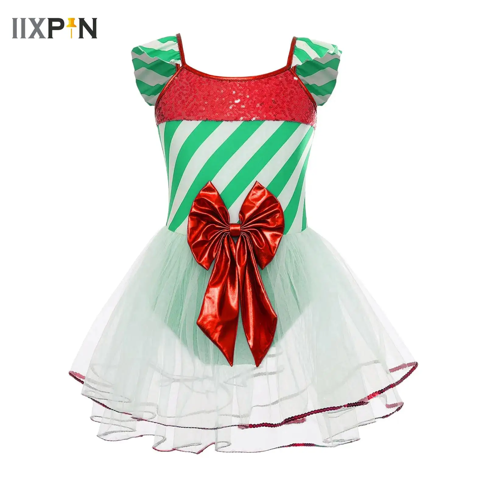 

Teenage Girls Dancer Ballet Dance Dress Gymnastic Leotard Tutu Princess Dress for Stage Performance Xmas Christmas Party Gift